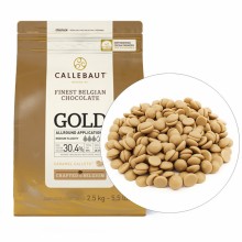 Шоколад Callebaut Белый с карамелью Gold 30.4 % 100г