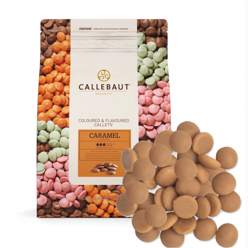 Шоколад Callebaut Молочный с карамелью 33,1% 100г